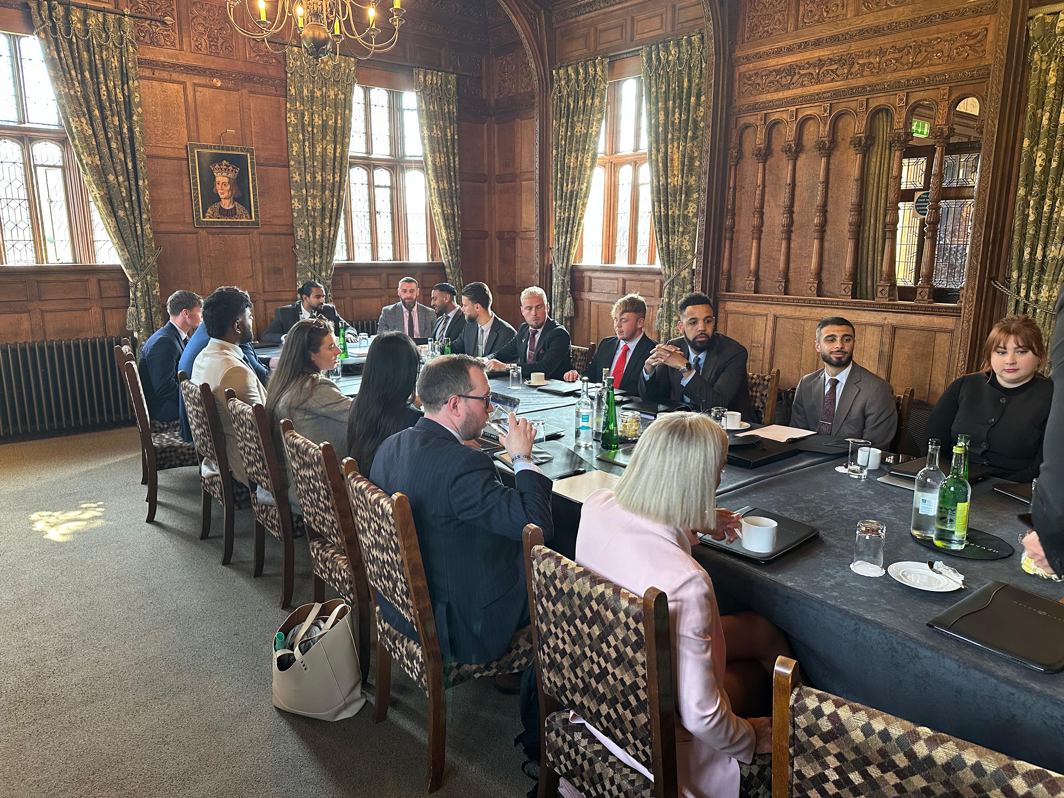 Declan Kesington conducting a leadership development workshop for teams in London